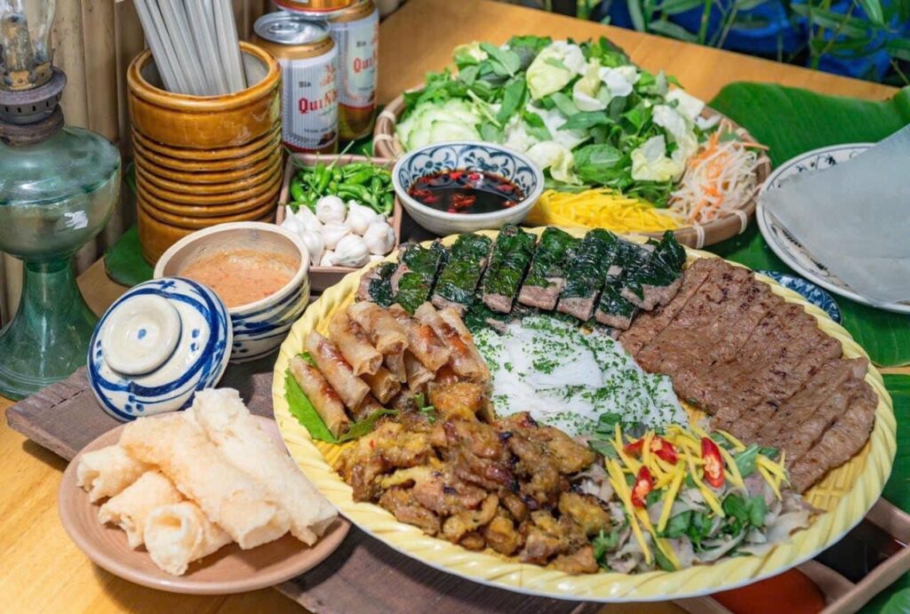 Set of Fermented pork and beef for lunch