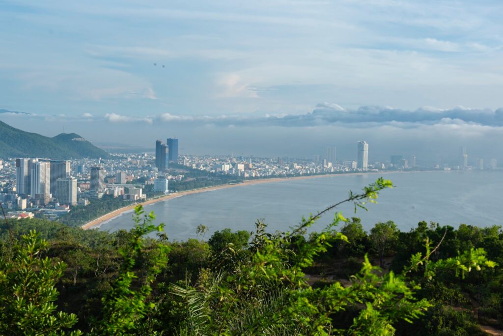Quy Nhon City from Xuan Van Peak