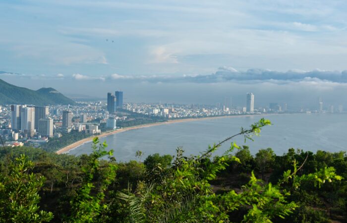 Quy Nhon City from Xuan Van Peak