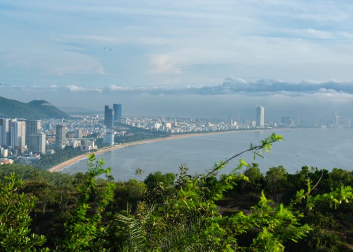 Quy Nhon City from Xuan Van Peak