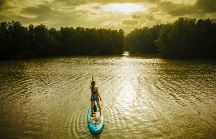 SUP Rowing at Con Chim area