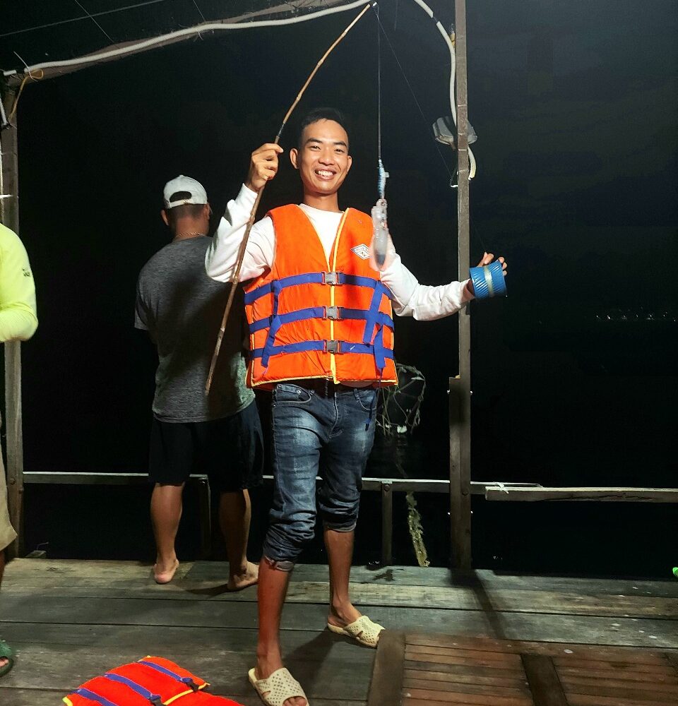 fish for squid in Quy Nhon