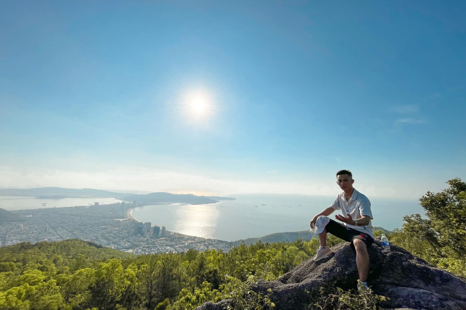 Climbing up to the Quy Nhon mountains