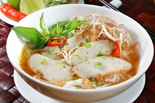 fish ball noodles soup in Quy Nhon
