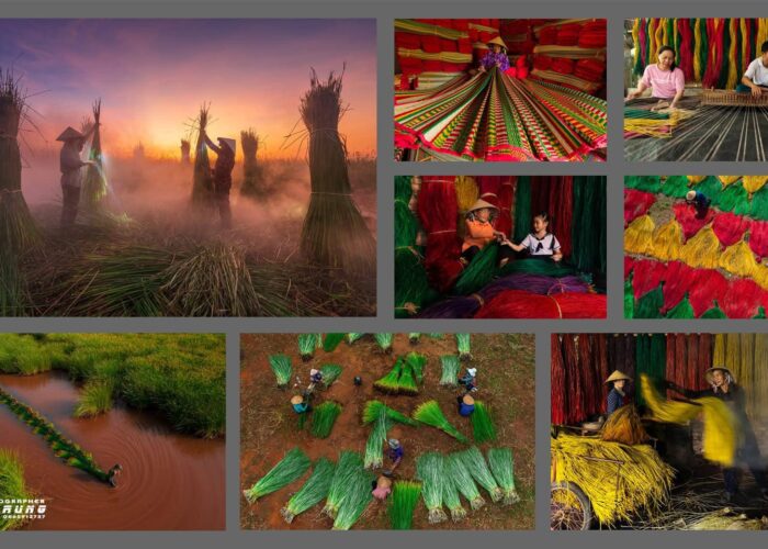 An Cu Sleeping Mat making village