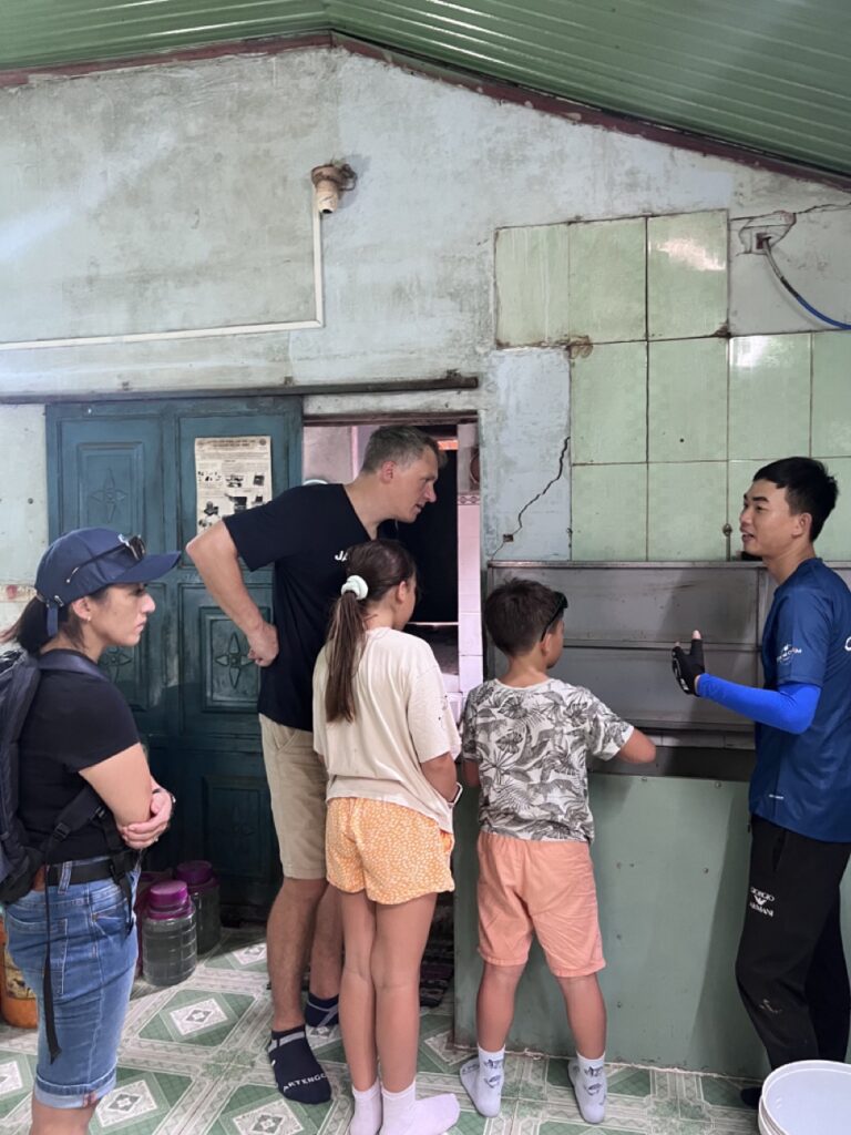 Learning Bau Da Wine making