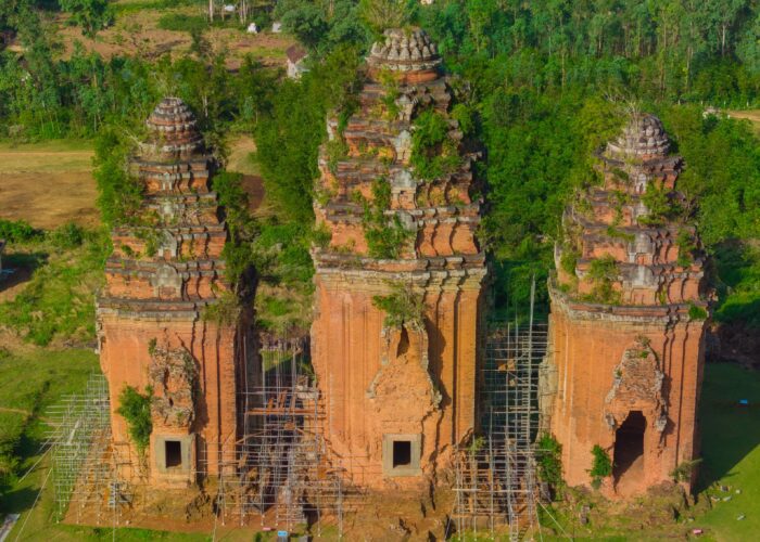 Duong Long Champa towers. -The tallest Brick tower in the south east asia