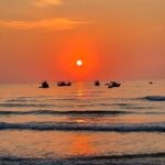 Sunset in Nhon Ly Fishing Village