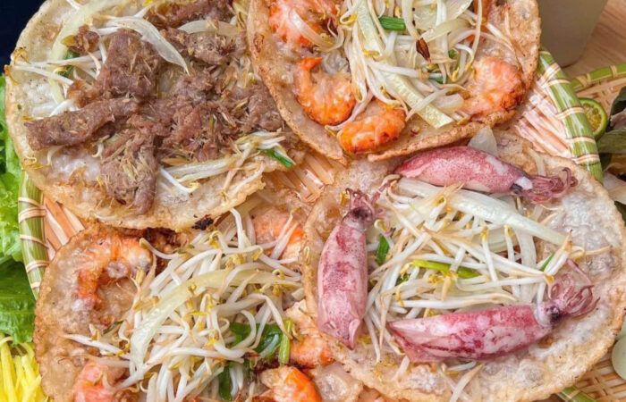 Vietnamese Jumping Shrimp Pancake