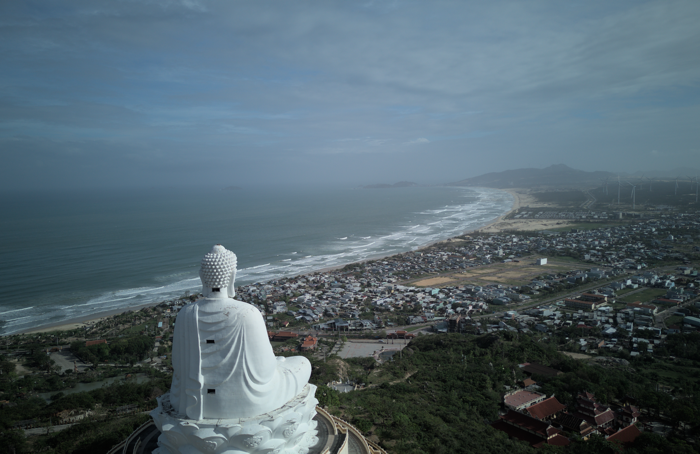 Coast line view from the holy mountain