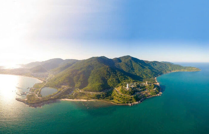 The scenic coastline of Nhon Ly, Quy Nhon.