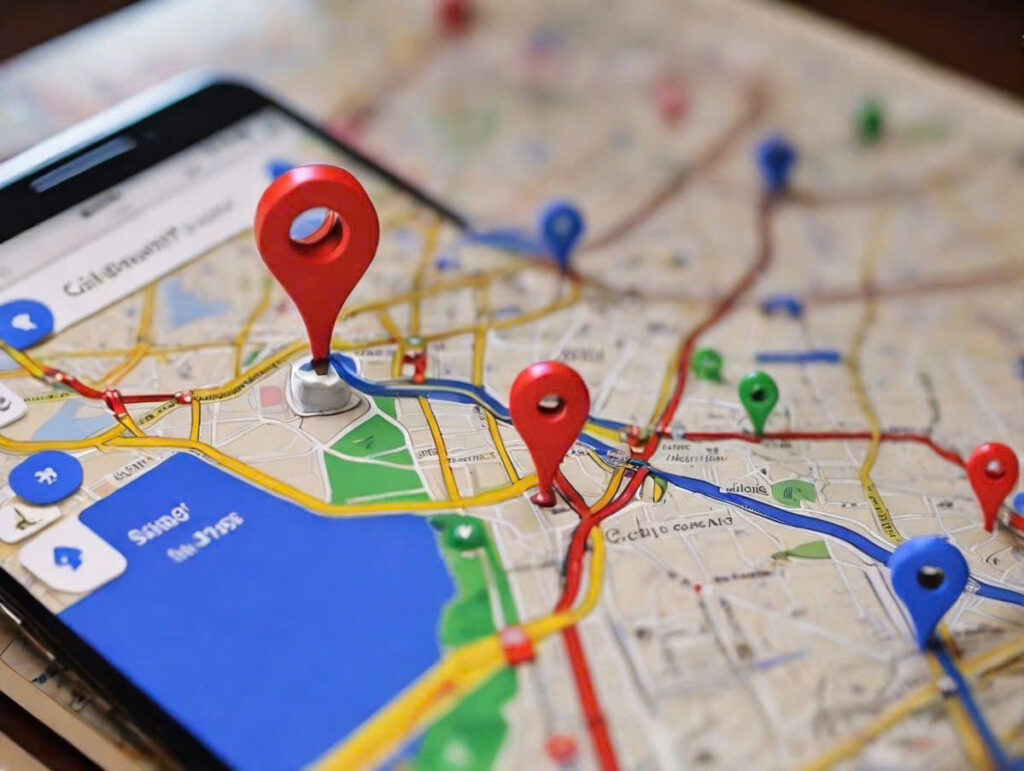 Google Maps for navigating around Quy Nhon, Vietnam