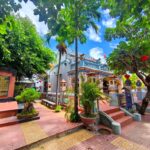 Nuoc Man Temple and Its Courtyard