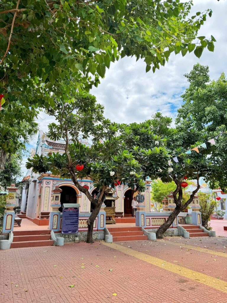 Shaded Entrance to Ba Nuoc Man Temple