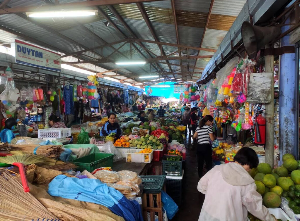 Inside Cho Khu 6, a neighborhood market in Quy Nhon
