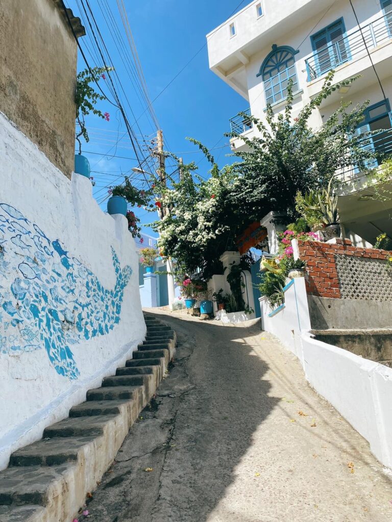 Nhon Ly Murals - Con duong da xanh Nhon Ly